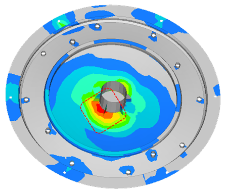 Bottom-face drop housing cover